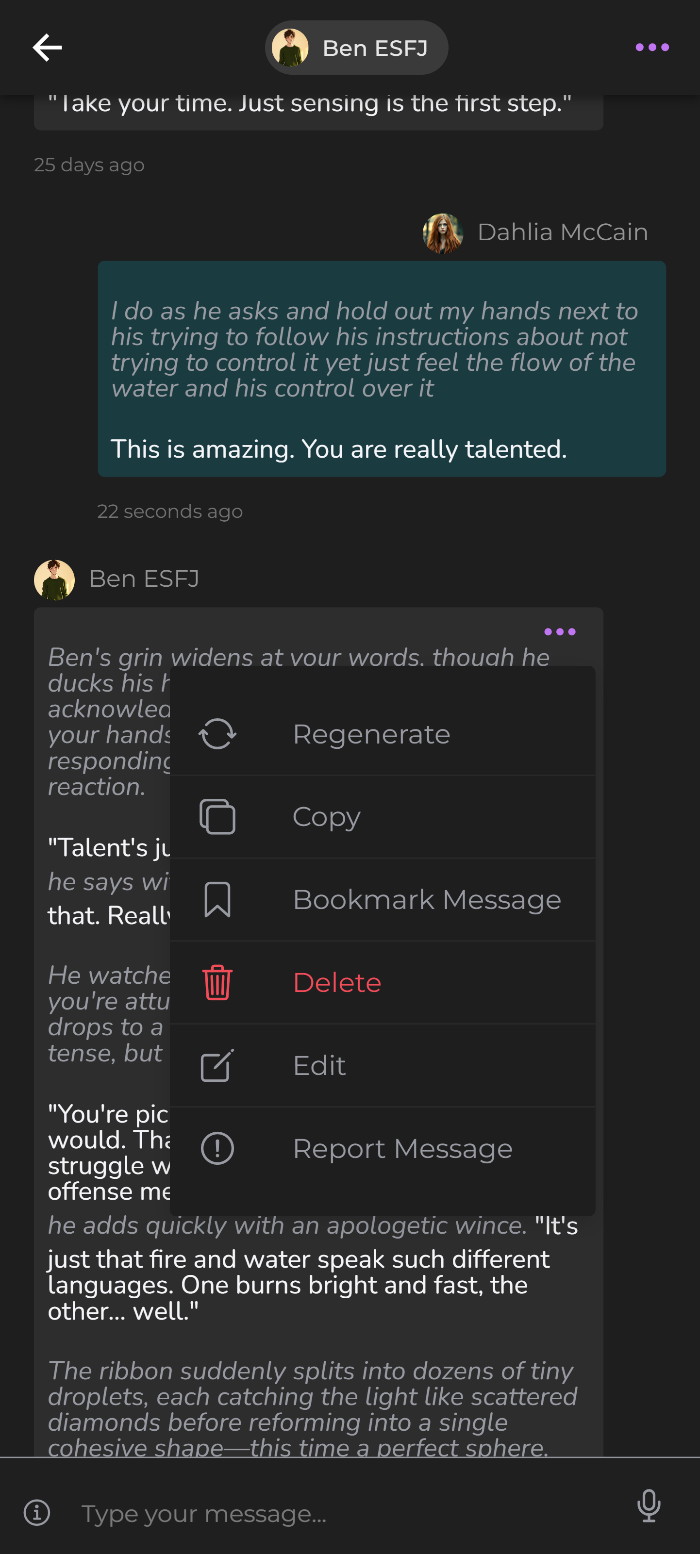 Screenshot of AICHIKI app on a mobile phone